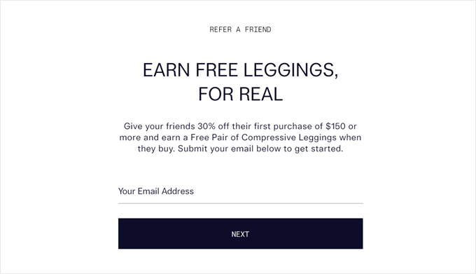 Girlfriend Collective's referral program